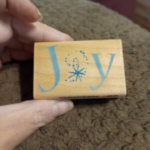 Joy Rubber Stamp